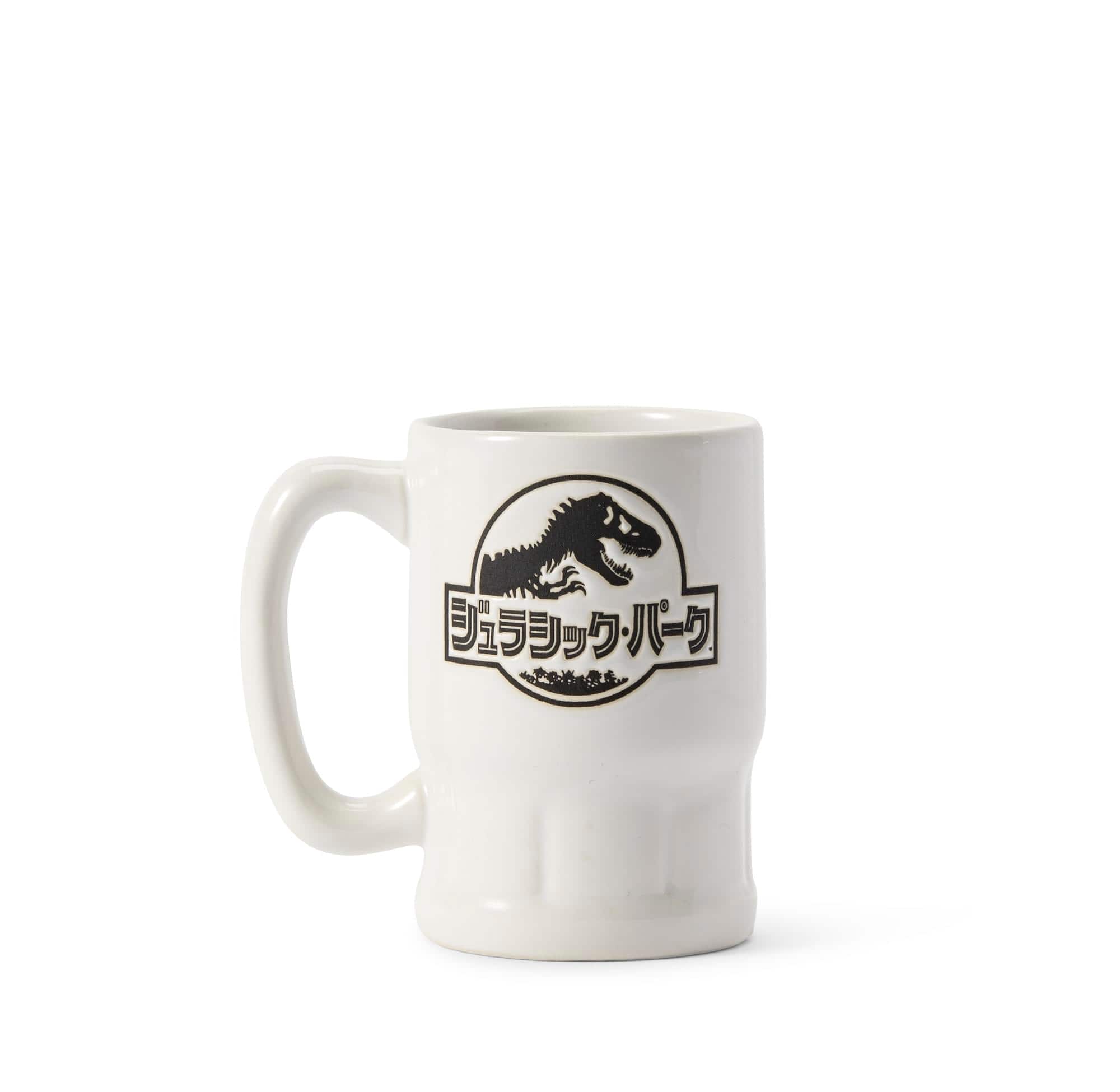 Jurassic World - Jurassic Park Japanese Logo 3.5” x 3.3” Ceramic Mini Mug - White price history on PriceWatchPro