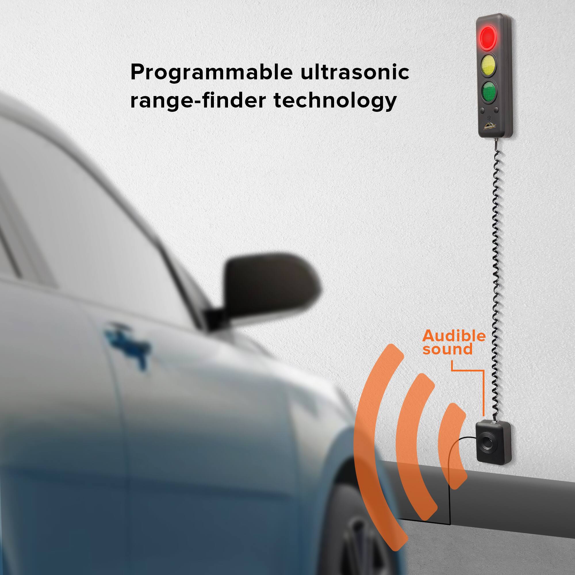 Programmable ultrasonic range-finder technology  
Audible sound