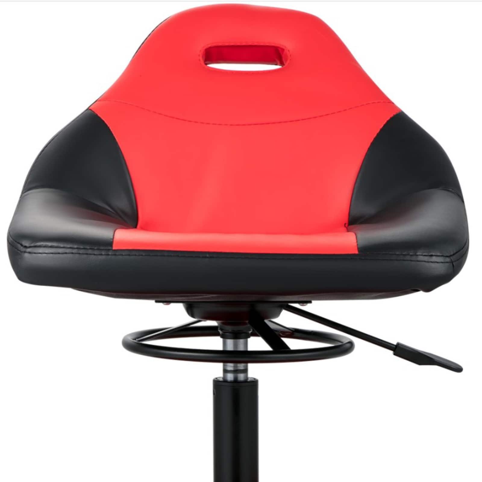 VEVOR - Rolling Garage Stool, 135 KG Capacity,Adjustable Height from 54 cm to 66 cm, Mechanic Seat with 360-degree Swivel Wheels - Black;Red price history on PriceWatchPro