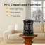 PTC Ceramic and Fast Heat 1500W: High Powered PTC Ceramic Elements 3S Faster Boost