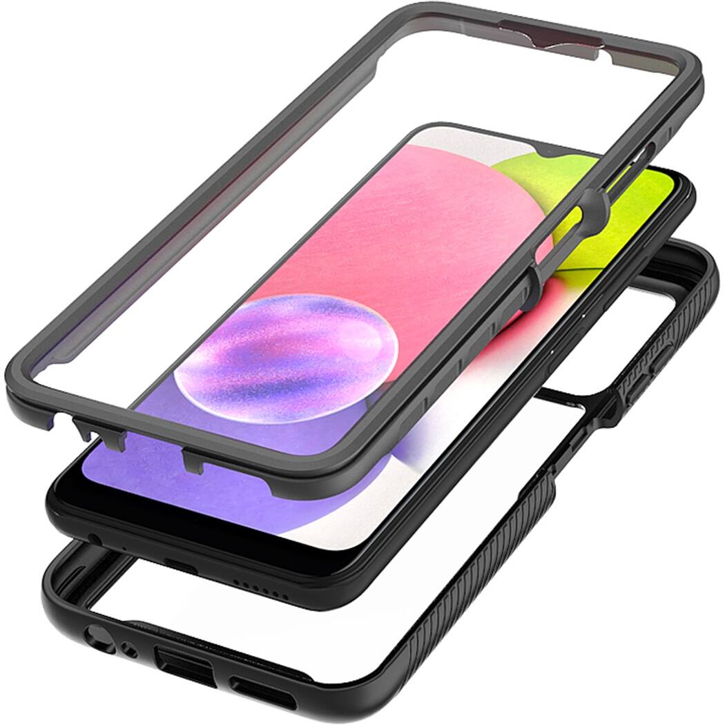 Alt View 14. SaharaCase - GRIP Series Case for Samsung Galaxy A03 and Galaxy A03s - Black.