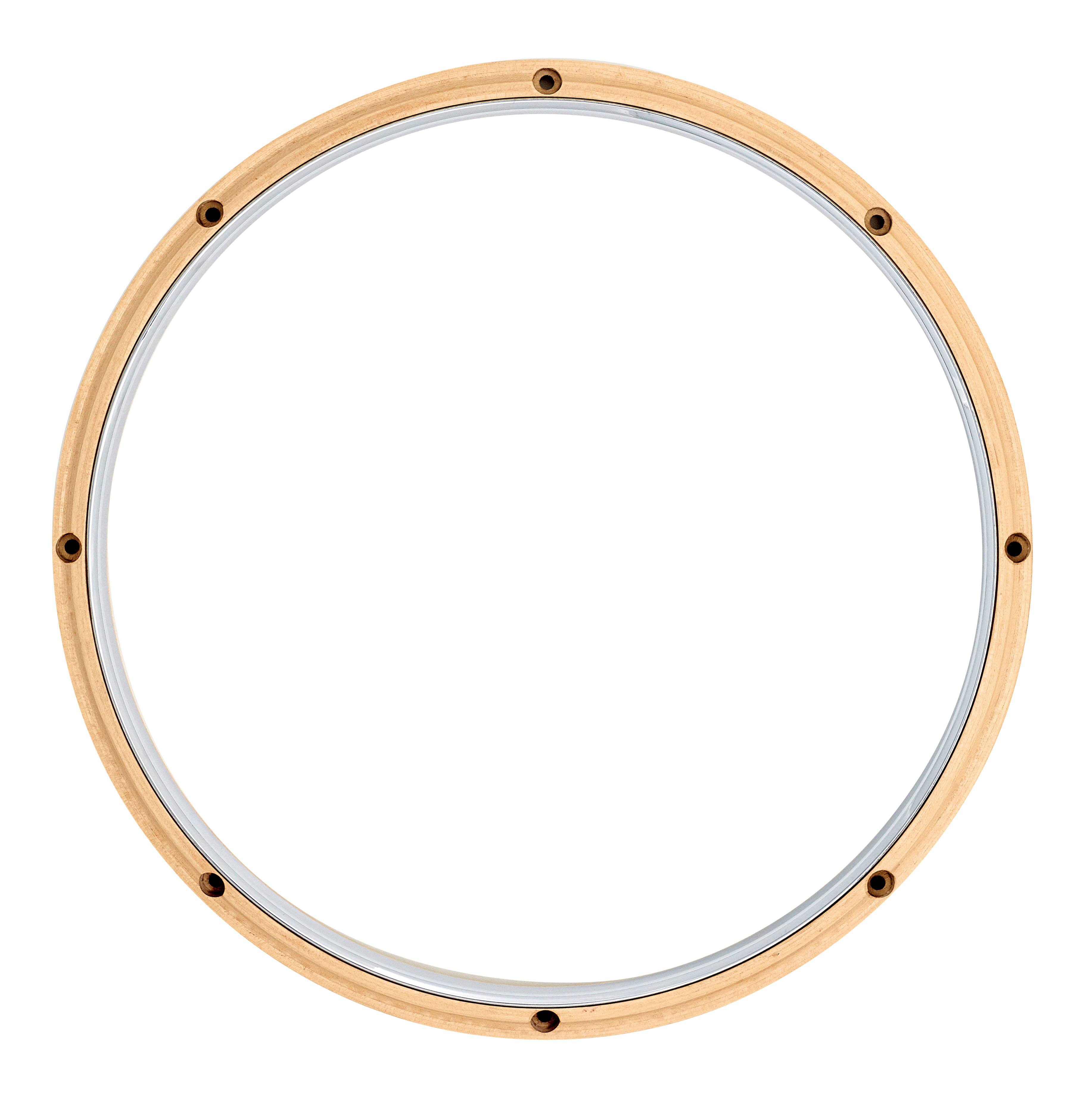 "Gibraltar Hardware - Dunnett Wood/Metal Batter Snare Drum Hoop, 14"" 8-Lug Batter Side, Contoured Maple Edge for Warm Tone" price history on PriceWatchPro