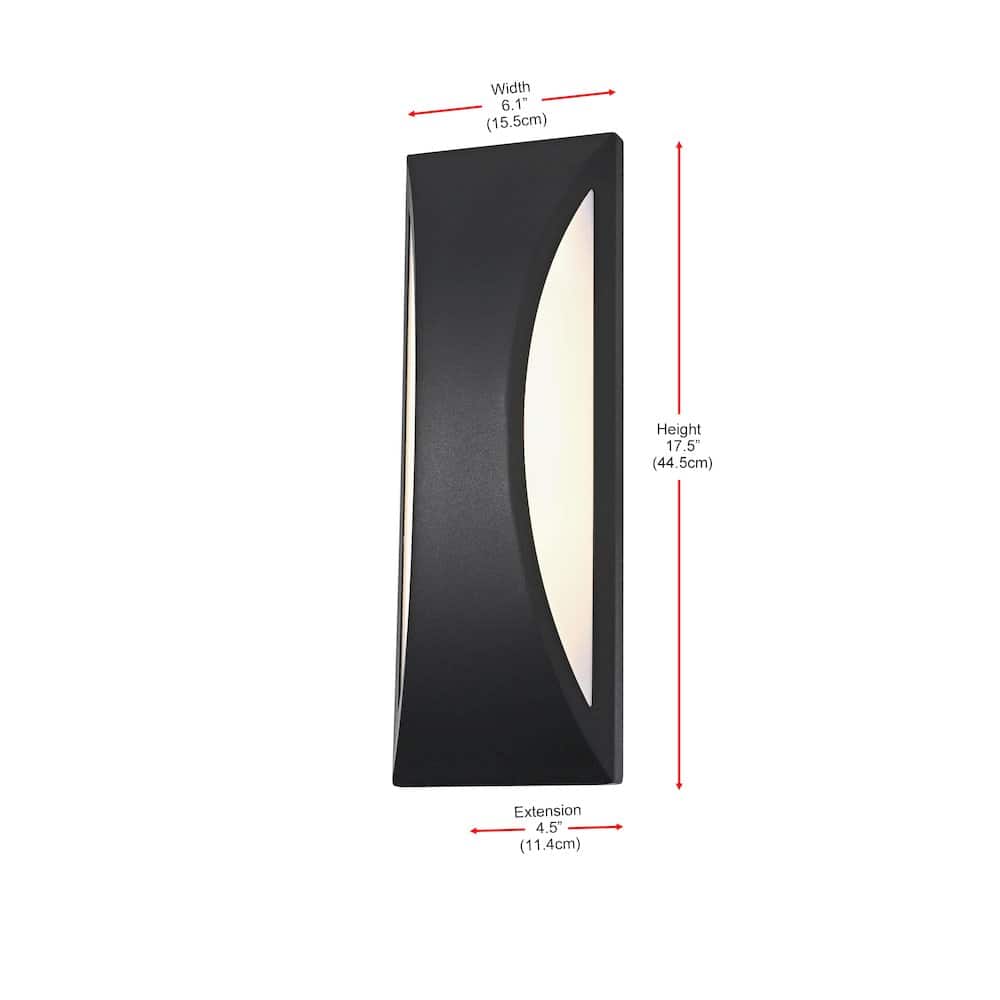 Elegant Lighting - Zayn 5 Inch Outdoor Wall Sconce In - Black price history on PriceWatchPro
