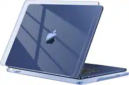 mosiso - Hard Shell Case for MacBook Air 15-Inch M5 M4 M3 M2 A3448 A3241 A3114 A2941 2026-2023 Protective Cover - Midnight