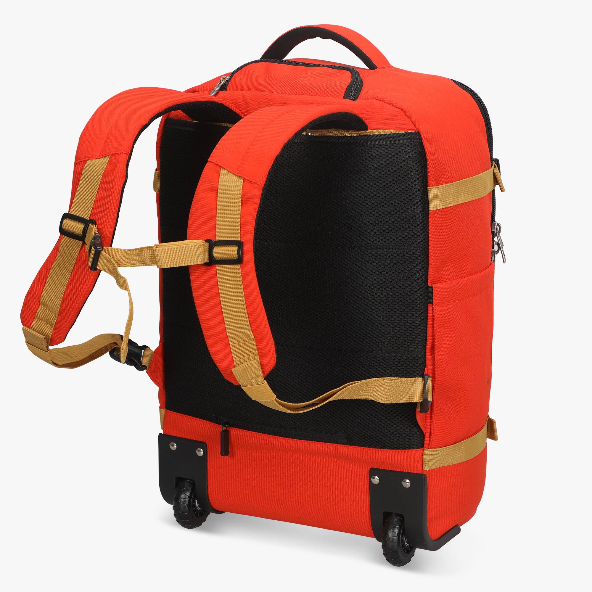 Alt View 2. Hynes Eagle - Rolling Travel Backpack (42L) - Sunset Orange.