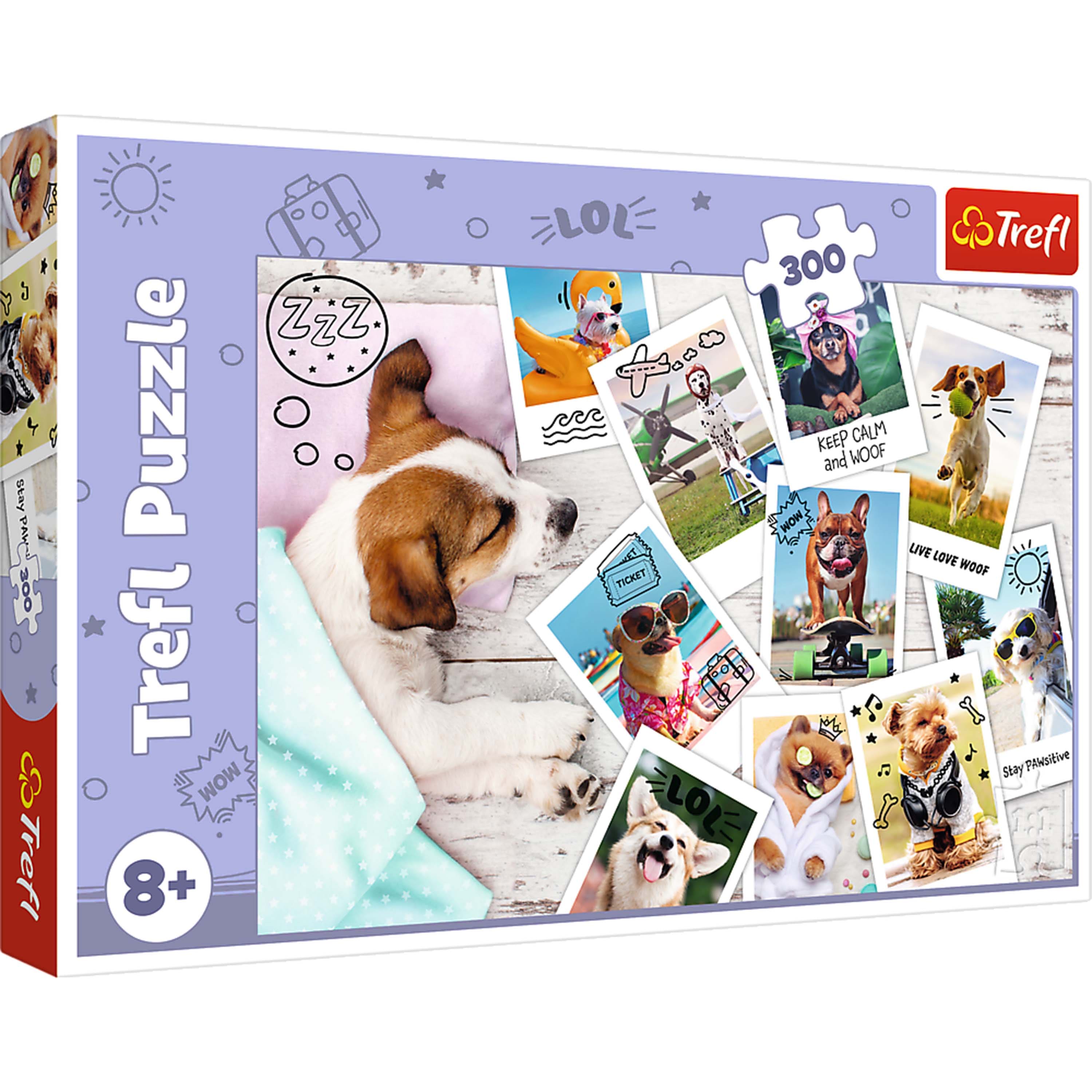 Trefl - Red 300 Piece Kids Puzzle - Holiday Pictures