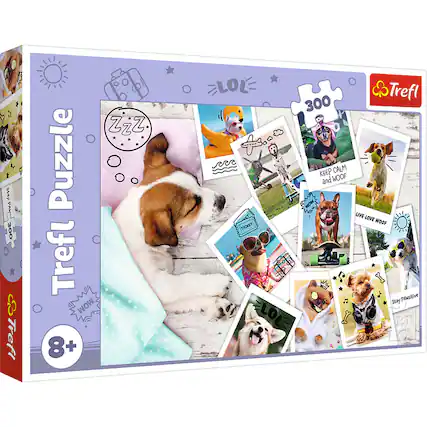 Sure, here is the corrected and grouped text from the image:
---
**Trefl Puzzle**
**300 pieces**
**8+**
**Trefl**
**Zzz**
**LOL**
**KEEP CALM and WOOF**
**LIVE LOVE WOOF**
**Stay Positive**
**TICKET**
**Zzz**
**LOL**
**Zzz**
**Zzz**
**Zzz**
**Zzz**
**Zzz**
**Zzz**
**Zzz**
**Zzz**
**Zzz**
**Zzz**
**Zzz**
**Zzz**
**Zzz**
**Zzz**
**Zzz**
**Zzz**
**Zzz**
**Zzz**
**Zzz**
**Zzz**
**Zzz**
**Zzz**
**Zzz**
**Zzz**
**Zzz**
**Zzz**
**Zzz**
**Zzz**
**Zzz**
**Zzz**
**Zzz**
**Zzz**
**Zzz**
**Zzz**
**Zzz**
**Zzz**
**Zzz**
**Zzz**
**Zzz**
**Zzz**
**Zzz**
**Zzz**
**Zzz**
**Zzz**
**Zzz