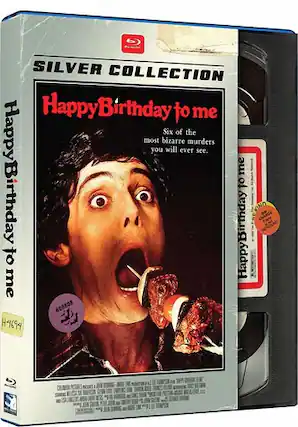 Front. Happy Birthday to Me (Retro VHS Packaging) - BLU-RAY.