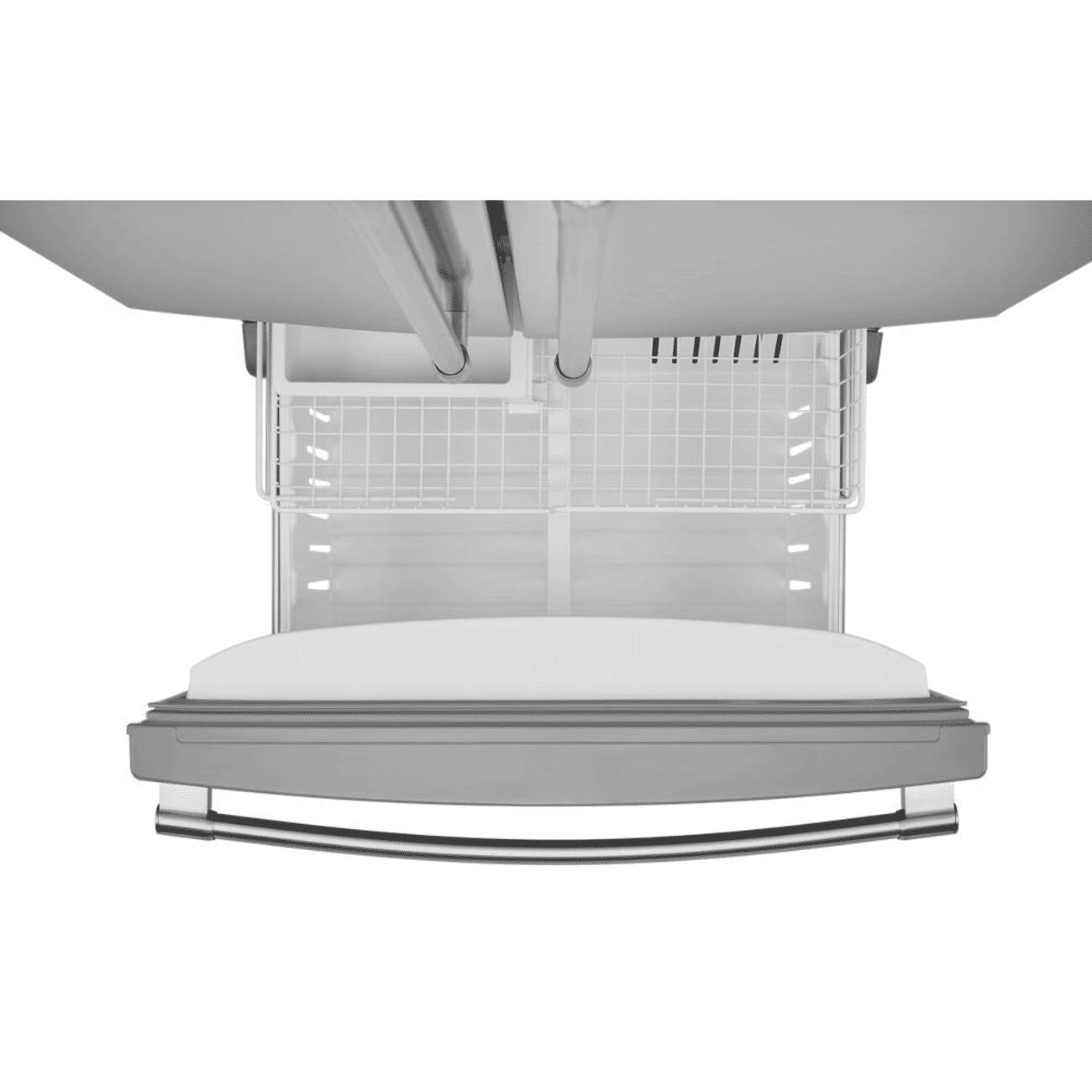 Alt View 7. Maytag - 33 in. Wide 22 cu. ft. French Door Refrigerator with Water Dispenser - Fingerprint Resistant Stainless Steel.