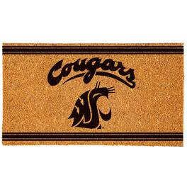 Evergreen Enterprises - Washington State Cougars 16" x 28" Logo Turf Mat - Multicolor