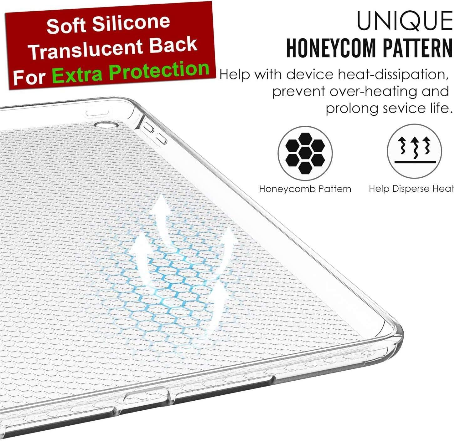 Soft Silicone Translucent Back For Extra Protection

UNIQUE HONEYCOM PATTERN

Help with device heat-dissipation, prevent over-heating and prolong service life.

Honeycomb Pattern
Help Disperse Heat