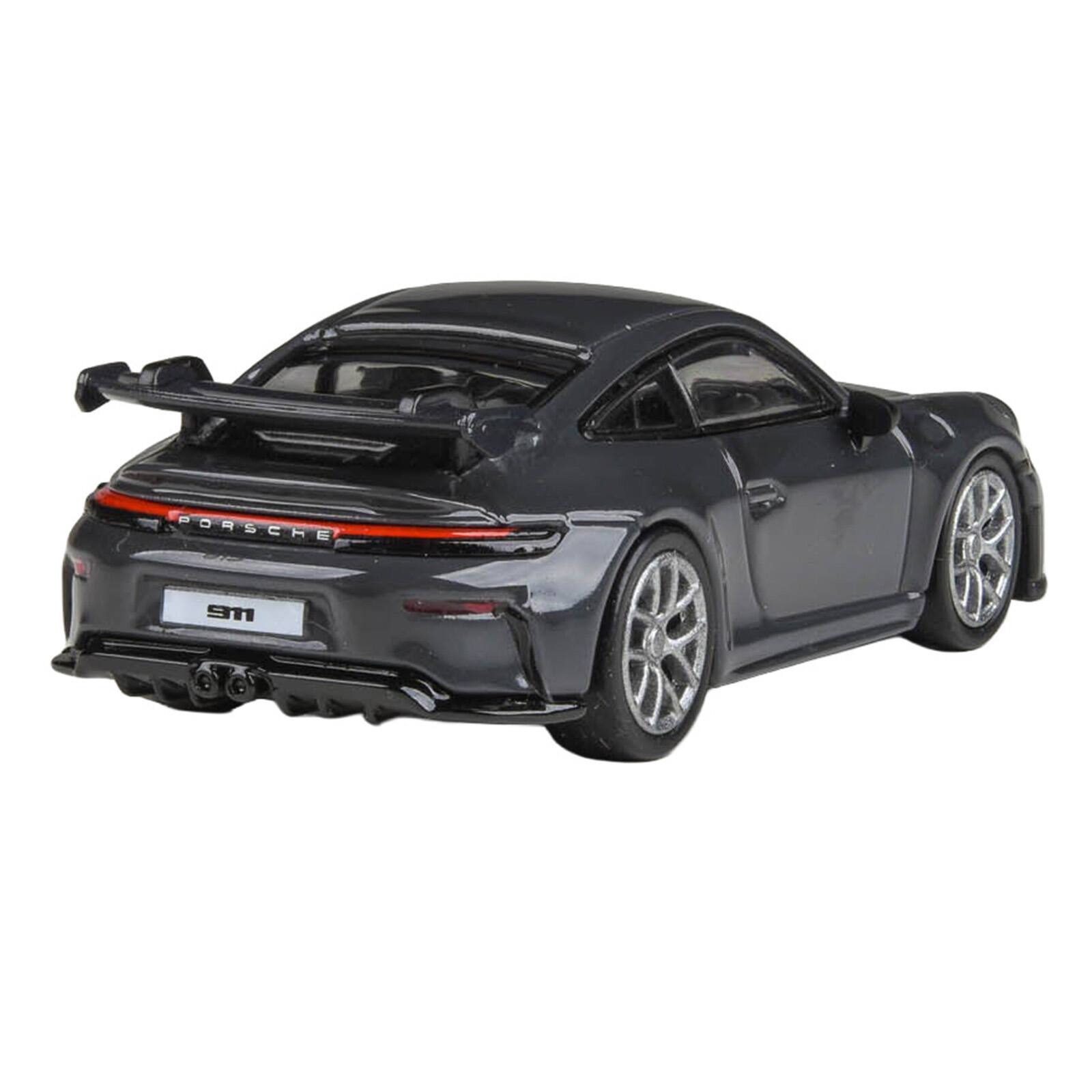 Alt View 2. Paragon - 2025 Porsche 911 GT3 (992.2) Slate Gray 1/64 Diecast Model Car by Paragon Models.