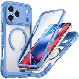 UUCOVER - Full Body Case for Apple iPhone 18 Pro Max Shockproof TPU+PC Built-in Screen Protector Compatible with MagSafe Cover - Blue
