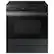 Front. Samsung - Bespoke Smart Slide-In Electric Range 6.3 cu. ft. with Air Sous Vide & Air Fry - Matte Black Steel.