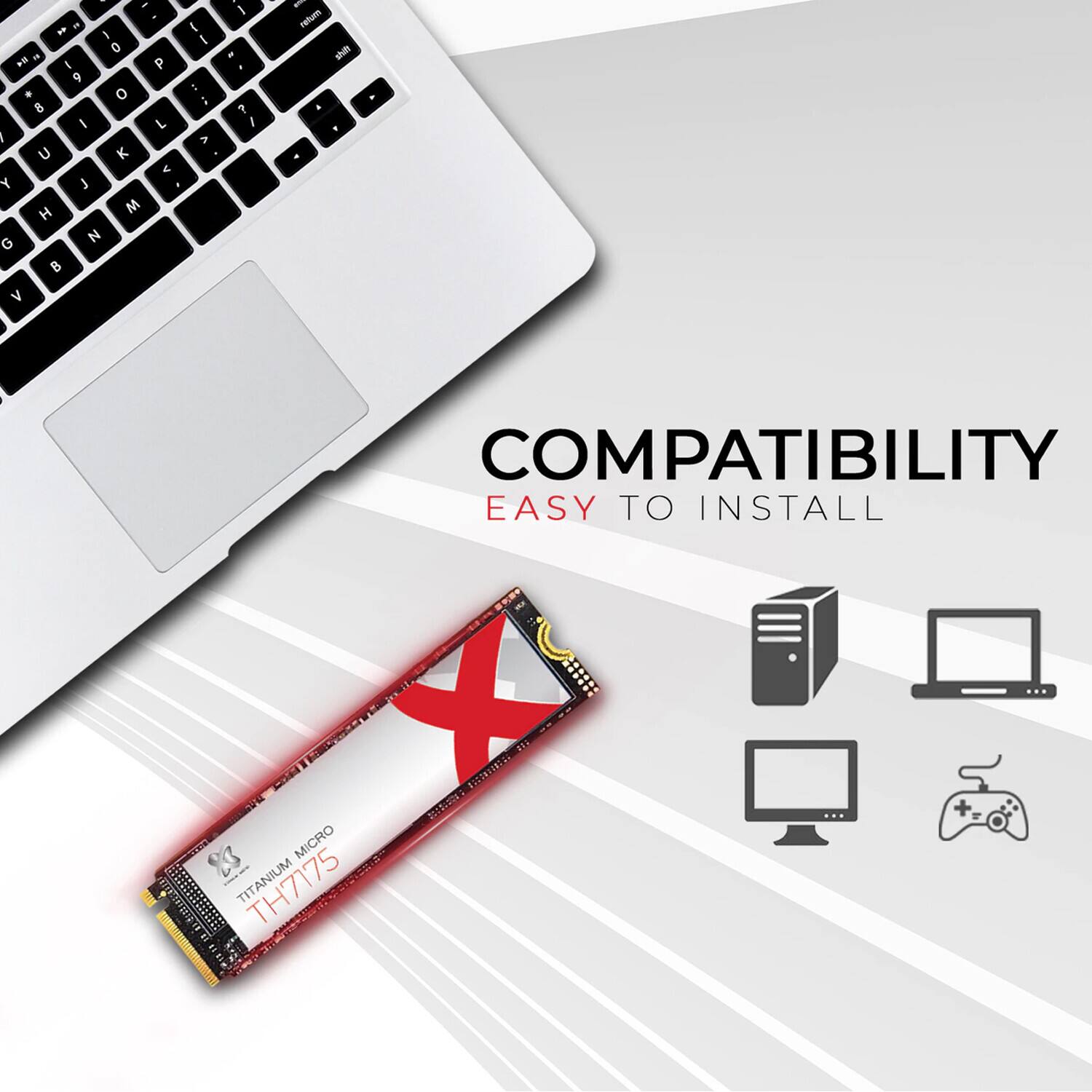 COMPATIBILITY  
EASY TO INSTALL  

TITANIUM MICRO  
TH7175
