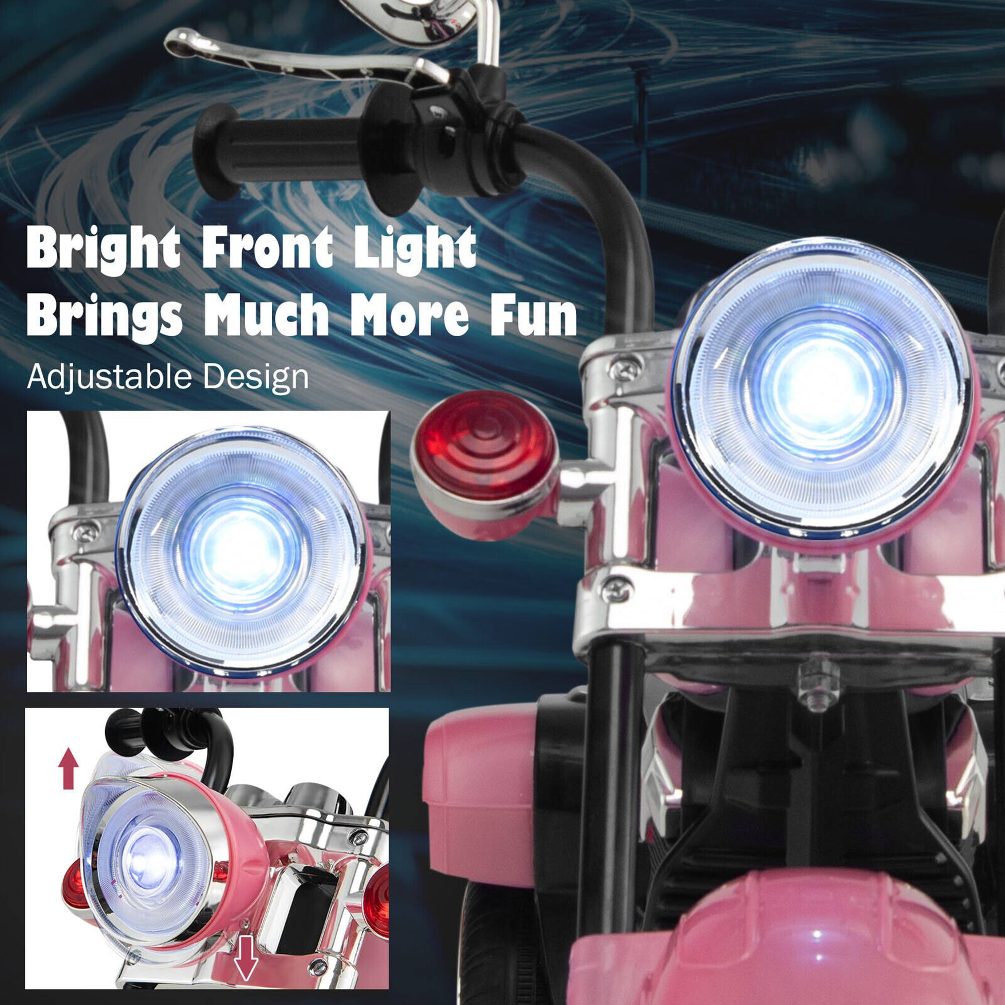 Bright Front Light Brings Much More Fun  
Adjustable Design