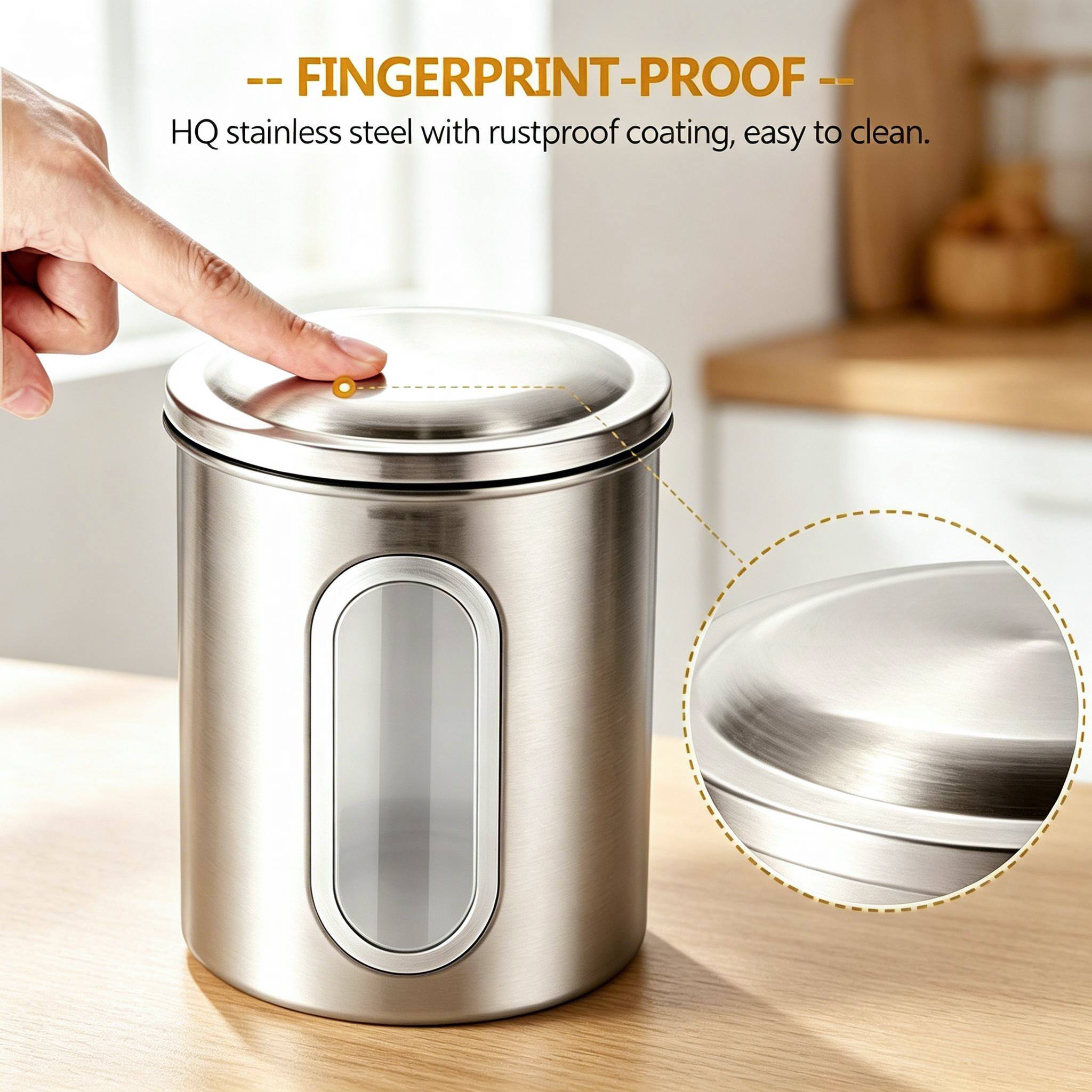 -- FINGERPRINT-PROOF --
HQ stainless steel with rustproof coating, easy to clean.