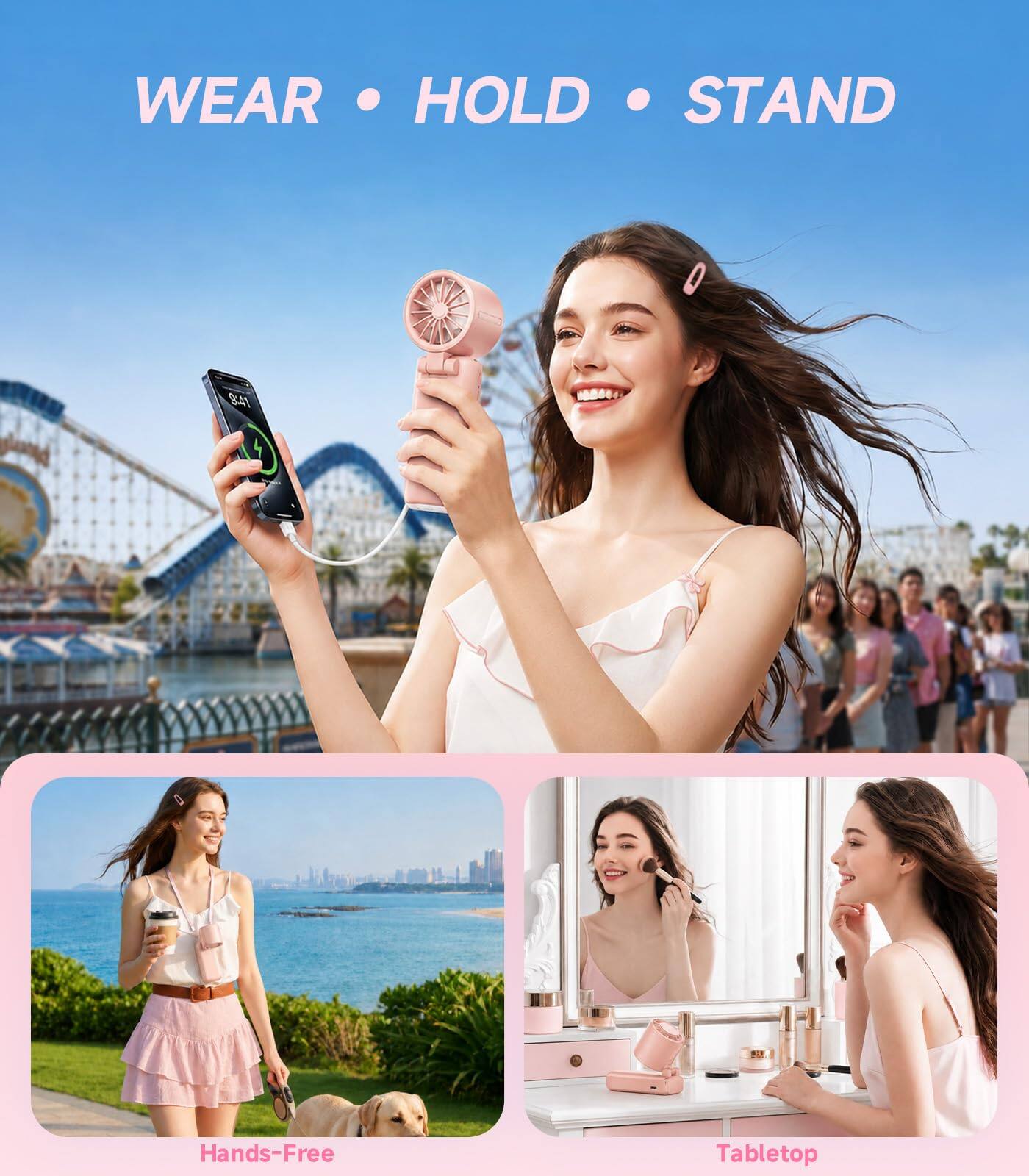 WEAR • HOLD • STAND

Hands-Free

Tabletop