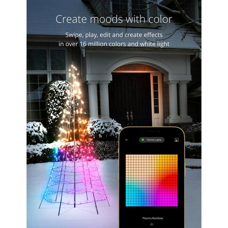 Create moods with color. Swipe, play, edit and create effects in over 16 million colors and white light. Twinkly Lights. Plasma Rainbow.