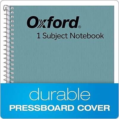 Oxford  
1 Subject Notebook  

durable  
PRESSBOARD COVER