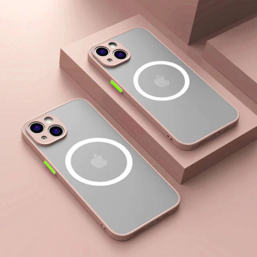 Pink Magsafe Case Home Collection MagSafe Case w/ Magnetic Camera Lens Cover for iPhone ...