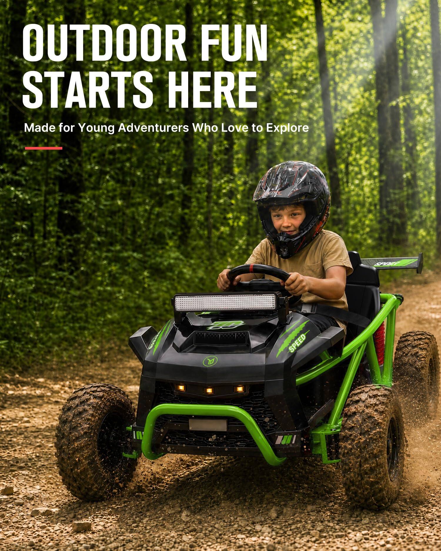 OUTDOOR FUN STARTS HERE  
Made for Young Adventurers Who Love to Explore
