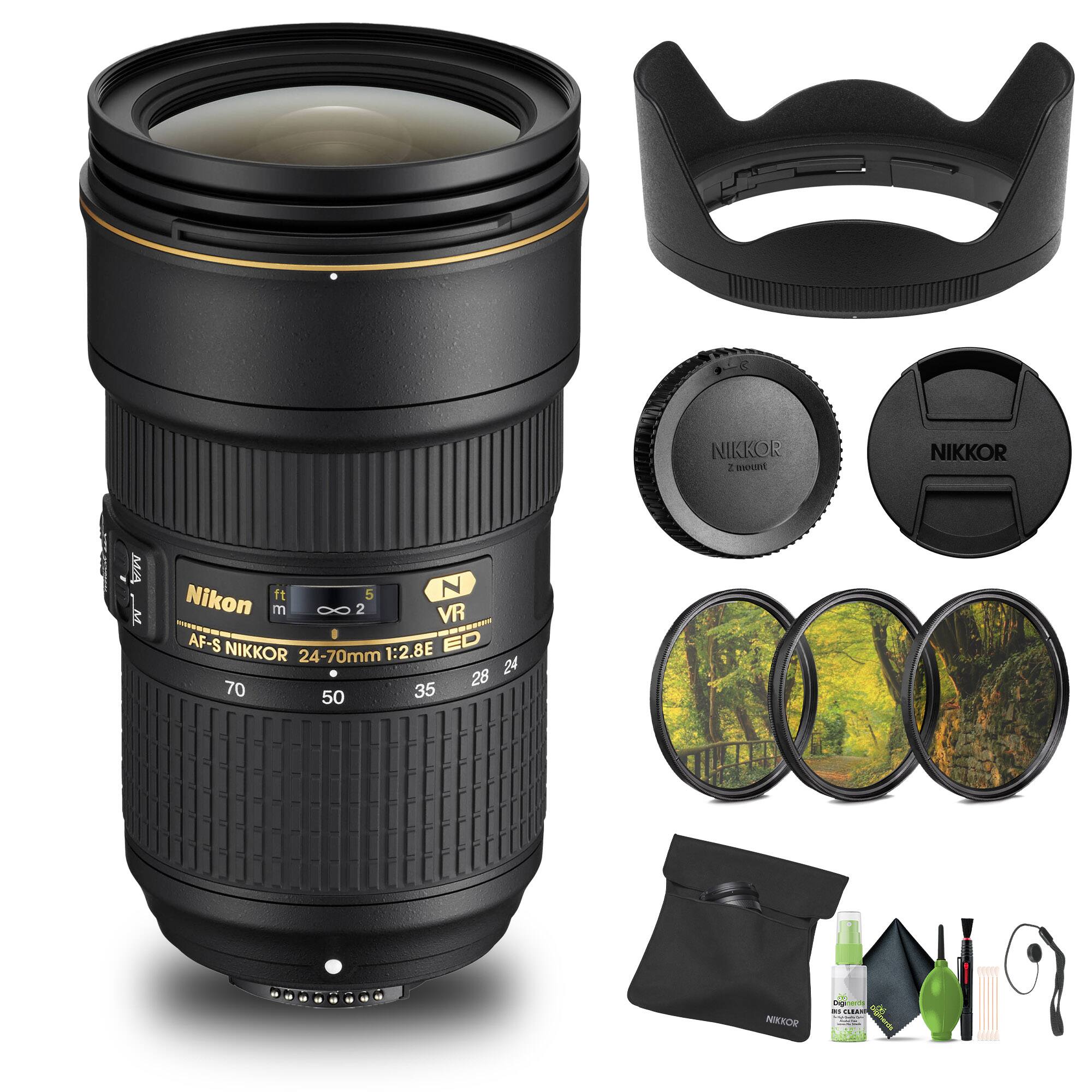 Nikon AF-S NIKKOR 24-70mm 1:2.8E ED VR  
NIKKOR Z mount  
24 28 35 50 70  
NIKKOR  
NIKKOR Z mount
