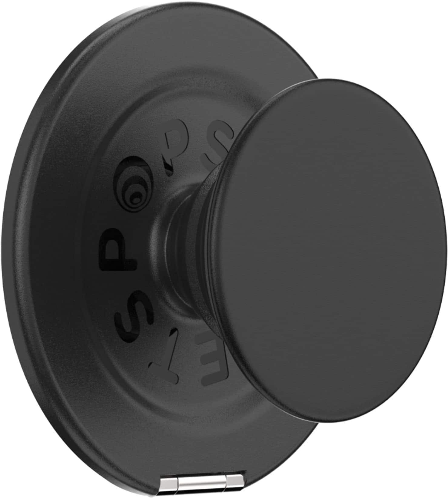 Angle. PopSockets - MagSafe Kick-Out Universal Magnetic Grip & Stand with Adapter Ring for Cell Phones - Black.