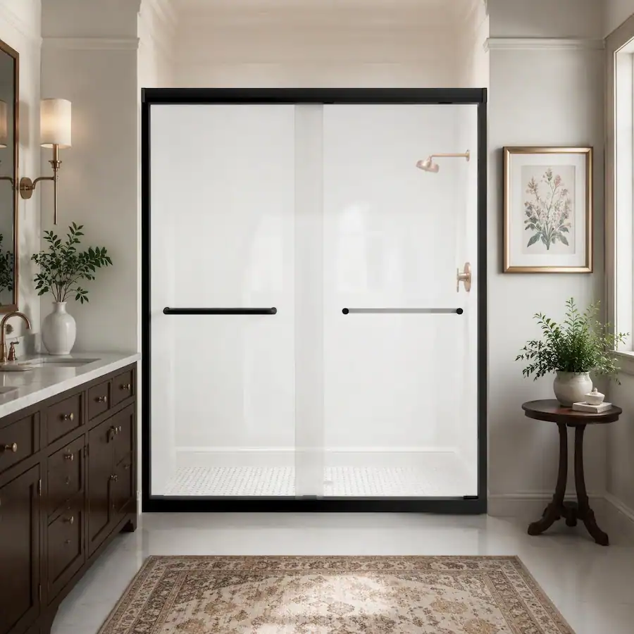 Us$88 Frame RYHNUYNE 50 54 In W X 72 In H Aluminum Frame Double Sliding Shower Door ...