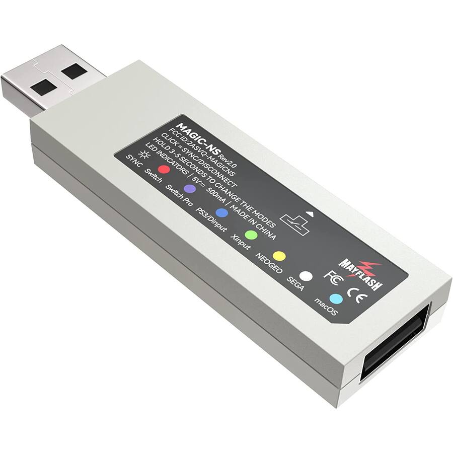 Mayflash Magic NS Wireless Bluetooth Controller USB Adapter Compatible ...