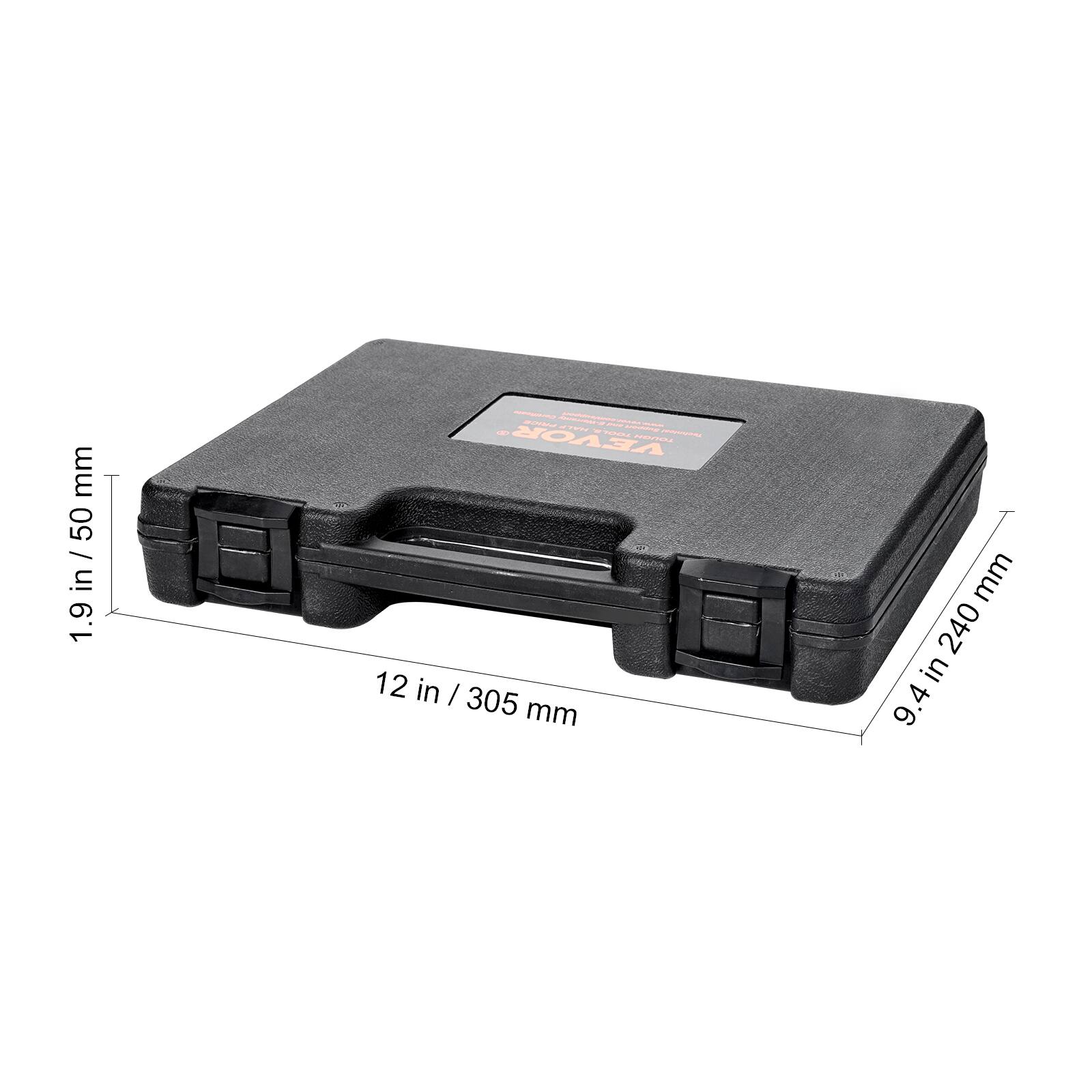 1.9 in / 50 mm  
12 in / 305 mm  
9.4 in / 240 mm