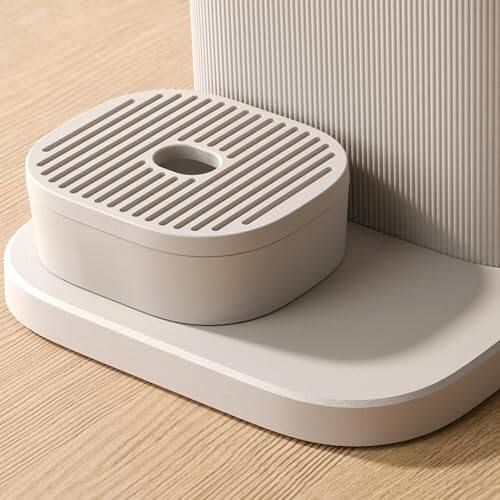 Alt View 5. Philips - Philips Baristina Espresso Machine, Automatic Grinder, White with Mango Portafilter (BAR310/50) - White with Mango Handle.