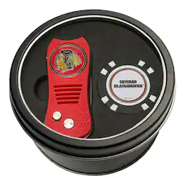 Team Golf - Chicago Blackhawks Switch Chip Golf Tin Set - Multicolor