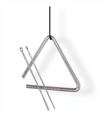 Front. Latin Percussion - Triangle with Striker.