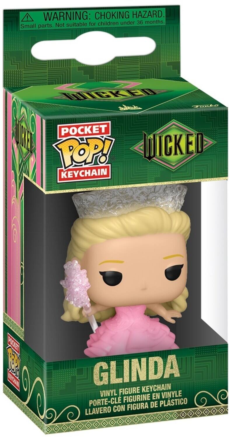 **WARNING: CHOKING HAZARD.**  
Small parts. Not suitable for children under 36 months.

**POCKET POP! KEYCHAIN**

**WICKED**

**GLINDA**  
VINYL FIGURE KEYCHAIN  
PORTE-CLÉ FIGURINE EN VINYLE  
LLAVERO CON FIGURA DE PLÁSTICO