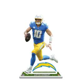 UPI Marketing - Justin Herbert Los Angeles Chargers 12'' Player Standee Desktop Display - Multicolor