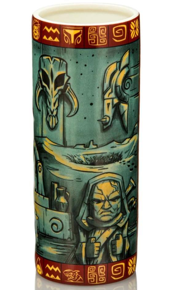Alt View 1. Star Wars - Geeki Tiki Star Wars The Book Of Boba Fett 24oz Ceramic Scenic Mug - Red.