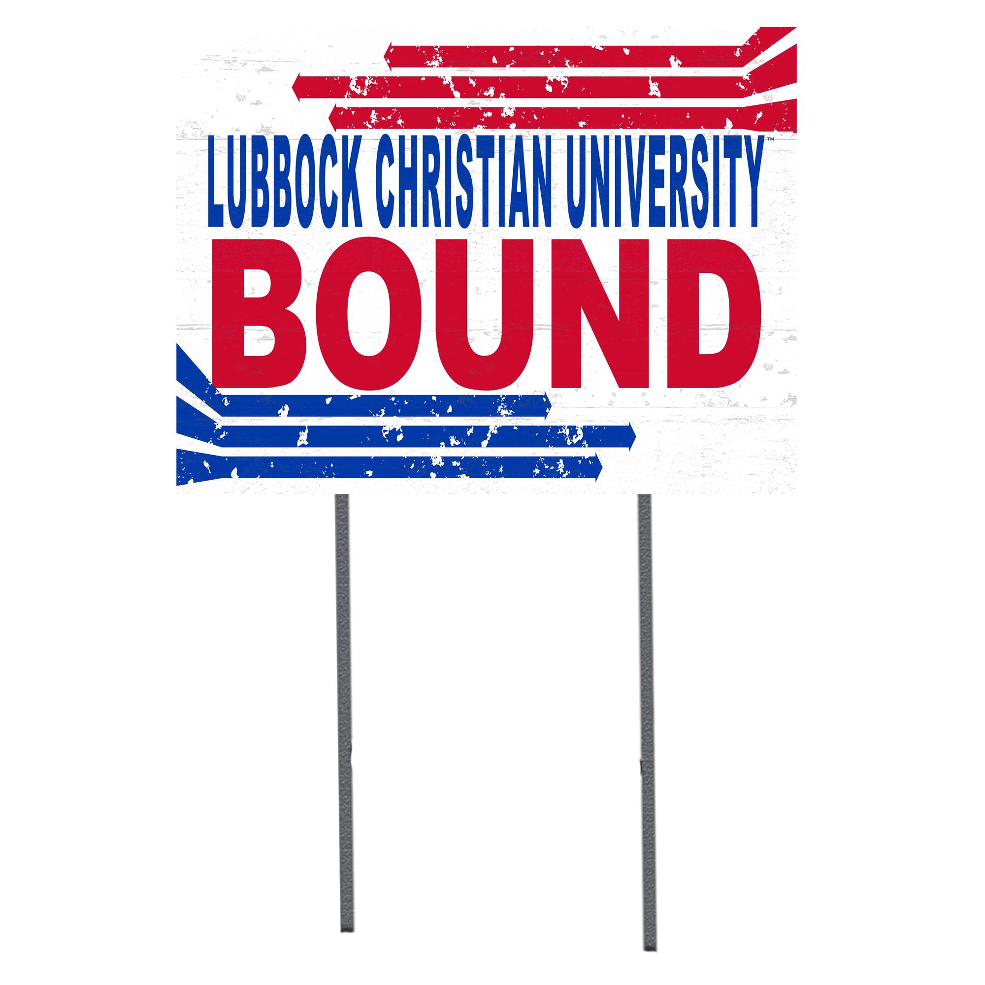 Lubbock Christian Chaparral 18'' x 24'' Bound Yard Sign