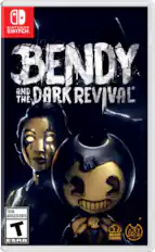 Nintendo Switch game Bendy and the Dark Revival is rated T for Teen and is developed by Joey Drew Studios.