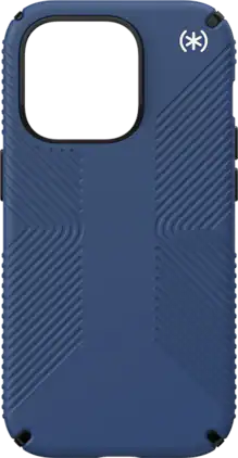 Speck - Presidio2 Grip with MagSafe Blue Case - iPhone 14 Pro - Coastal Blue/Black/White