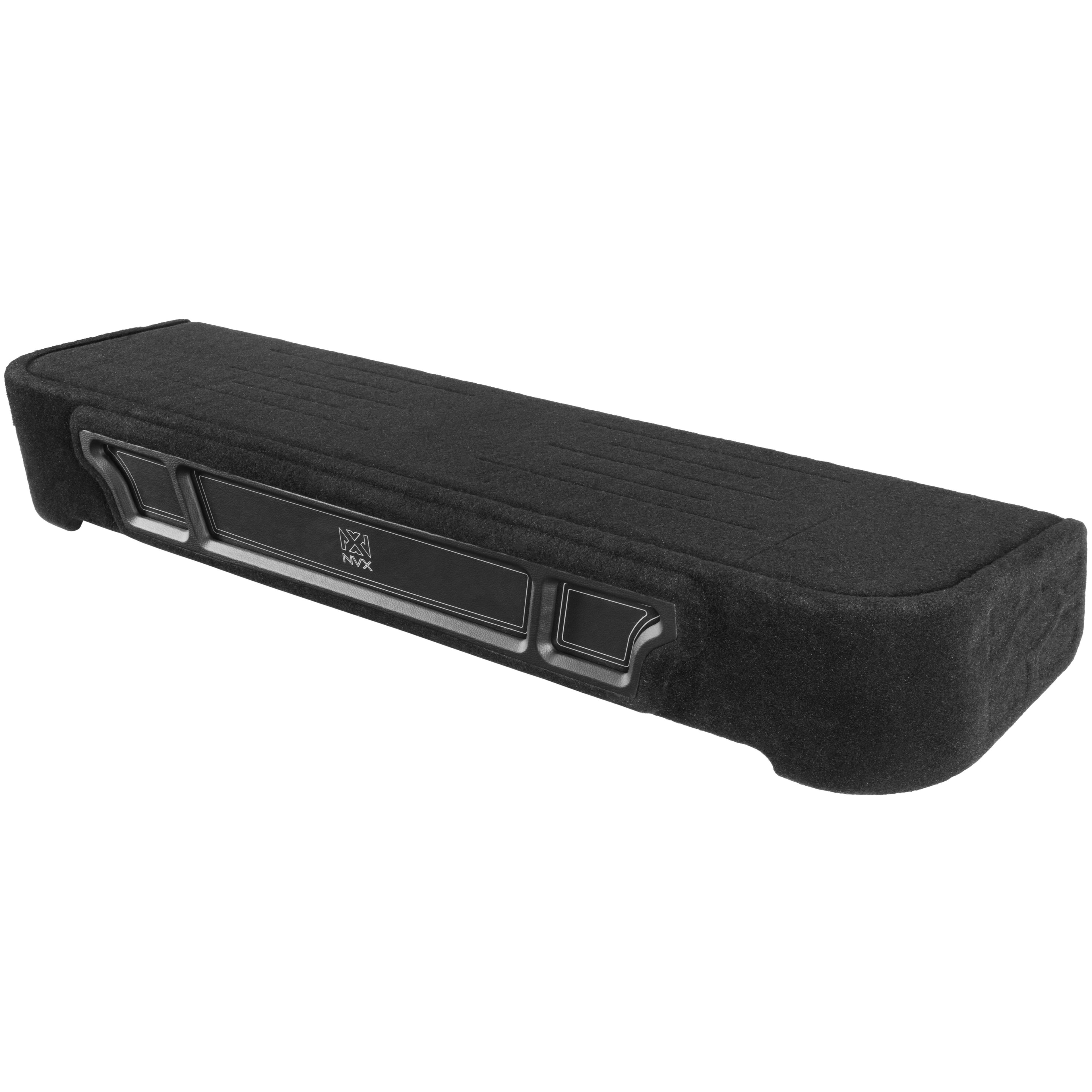 Alt View 1. NVX - 2009-Up Ford F-Series - 10in Sub Enclosure BE-FD-09F150SC-P210 Custom Fit Under-seat Dual Empty Ported Box.