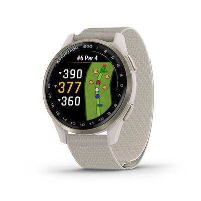 Garmin Approach S50 GPS Smartwatch 43mm Anodized Aluminum Cream Garmin Approach S50 GPS Smartwatch 43mm Anodized Aluminum Cream