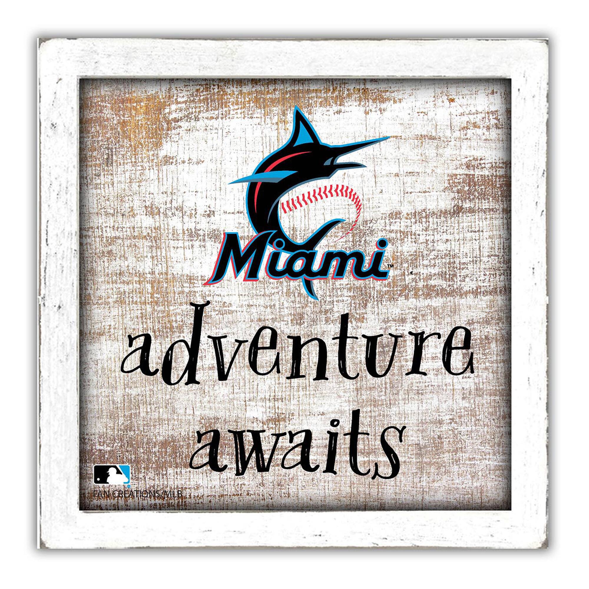 Miami Marlins 14'' x 13'' Adventure Awaits Money Box