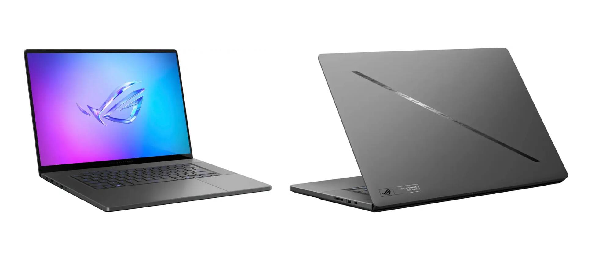 Alt View 7. ASUS - ASUS ROG Zephyrus Gaming Laptop (Ultra 9-285H, 32GB, 2TB PCIe SSD, 16.0 (2560x1600), RTX 5080, Win 11 Home) - Eclipse Gray.