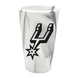 WinCraft - San Antonio Spurs 16oz. Fashion Silicone Pint Glass - Multicolor
