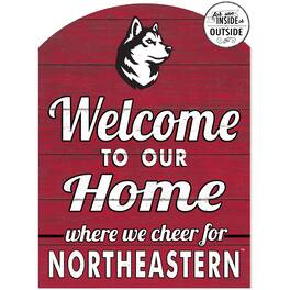 Jardine - Northeastern Huskies 16'' x 22'' Marquee Sign - Red