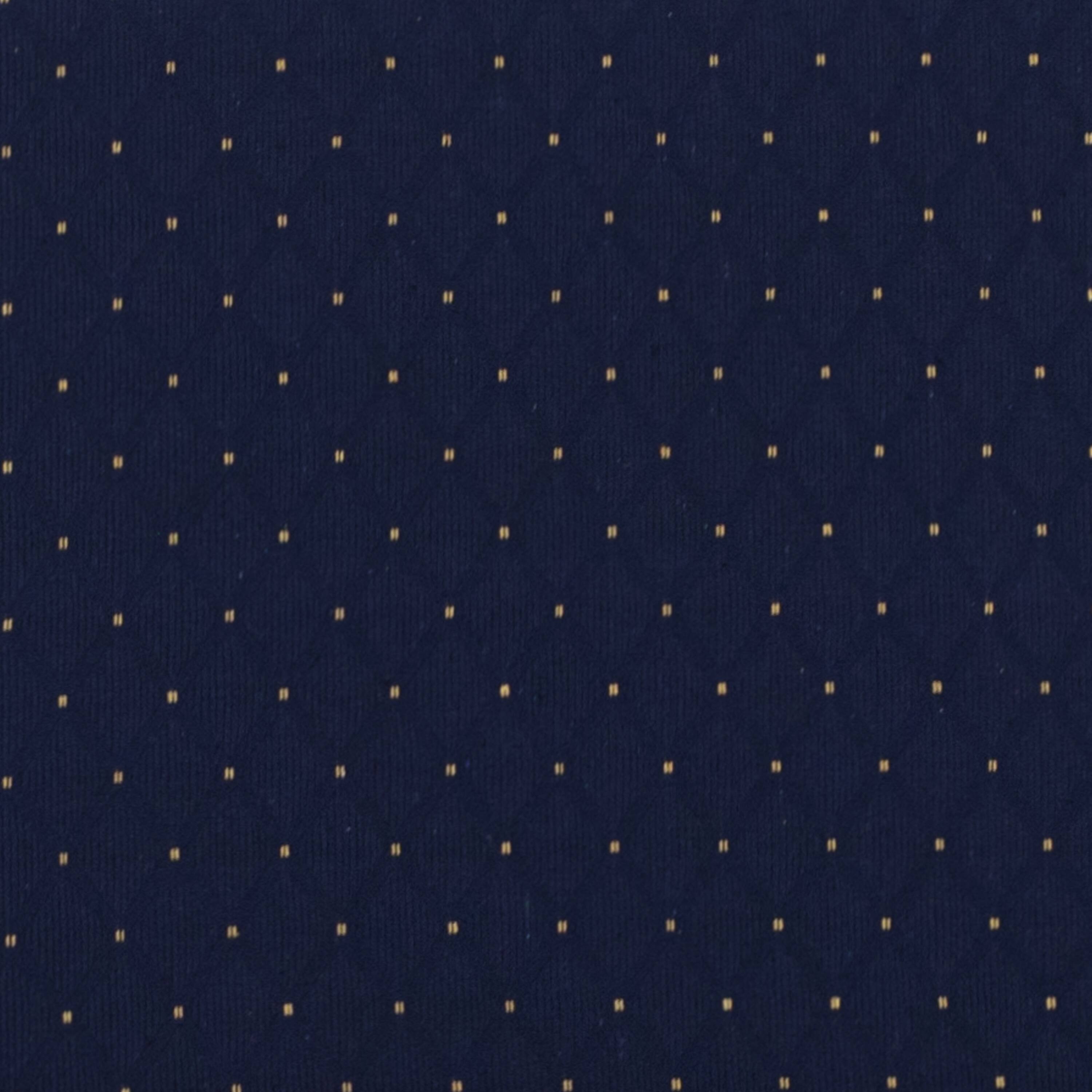 Alt View 10. Emma + Oliver - 4 Pack 21''W Church Chair with Book Rack - Navy Blue Dot Patterned Fabric/Gold Vein Frame.
