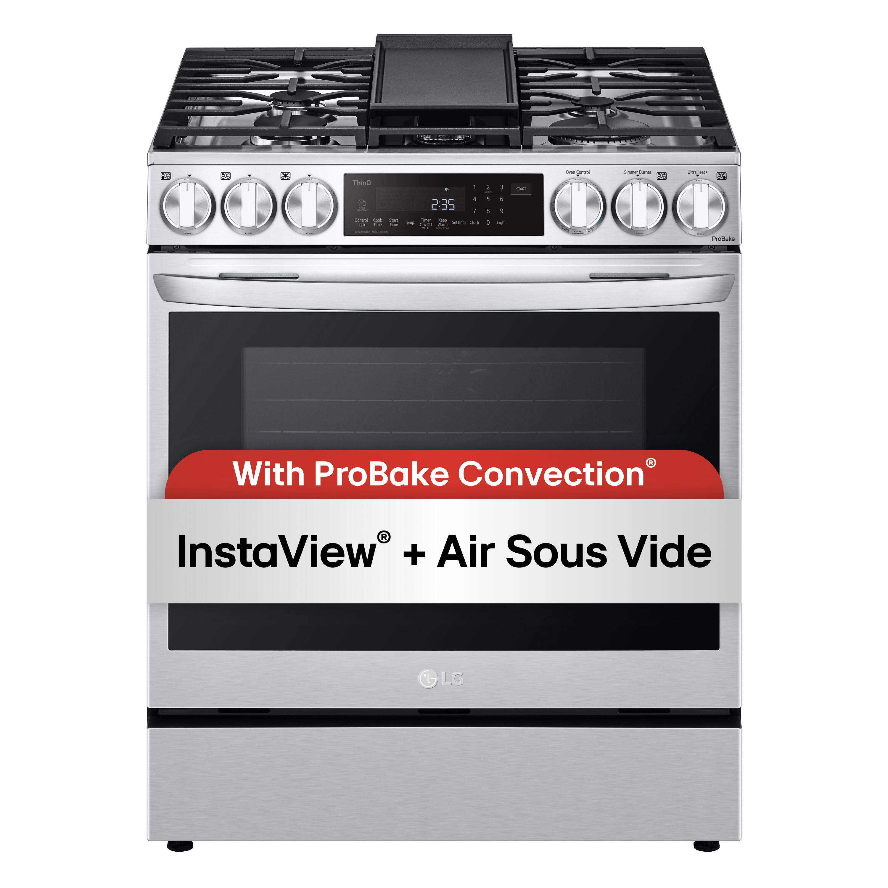 With ProBake Convection®  
InstaView® + Air Sous Vide  
LG