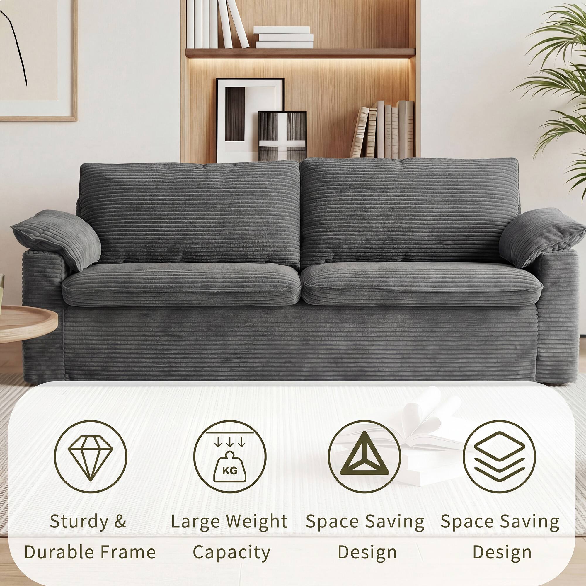 - Sturdy & Durable Frame
- Large Weight Capacity
- Space Saving Design
- Space Saving Design