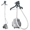 Front. Bestier - Standing Garment Steamer, 1500W Powerful Steamer for Clothes, Roll Wheels, 1.7L Water Tank, 55 Min Continuous Steaming - Gray.